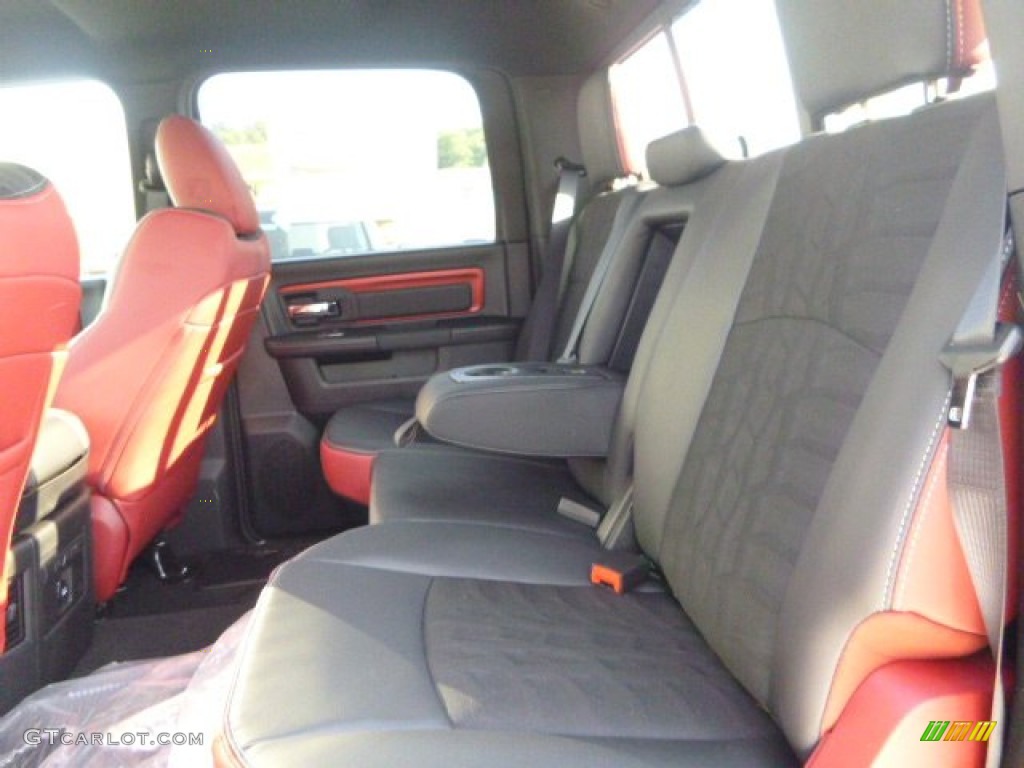 2015 Ram 1500 Rebel Crew Cab 4x4 Rear Seat Photo #106419036