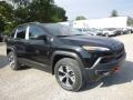 Brilliant Black Crystal Pearl 2016 Jeep Cherokee Trailhawk 4x4 Exterior
