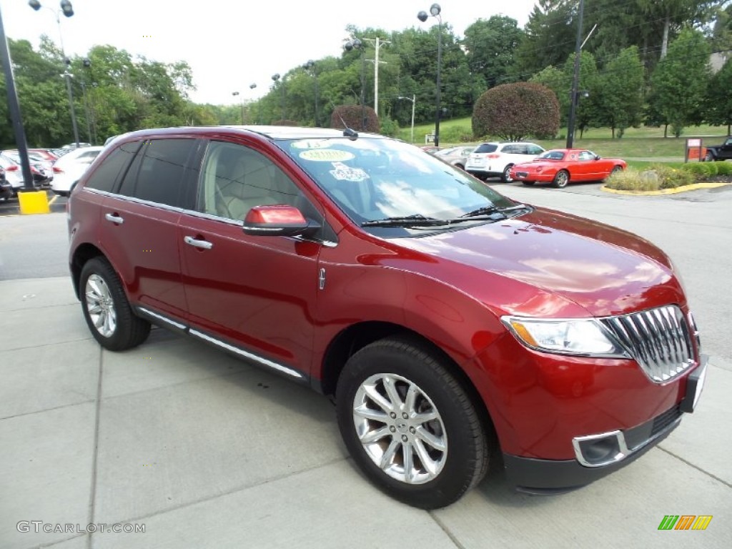 Ruby Red Tinted Tri-Coat 2013 Lincoln MKX AWD Exterior Photo #106420256