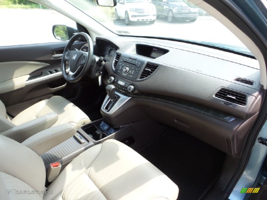 2014 CR-V EX-L AWD - Mountain Air Metallic / Beige photo #5