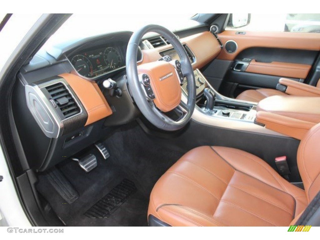 Ebony/Tan/Tan Interior 2014 Land Rover Range Rover Sport Supercharged Photo #106421504