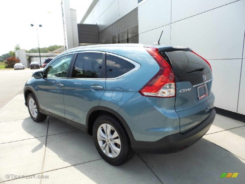 2014 CR-V EX-L AWD - Mountain Air Metallic / Beige photo #11