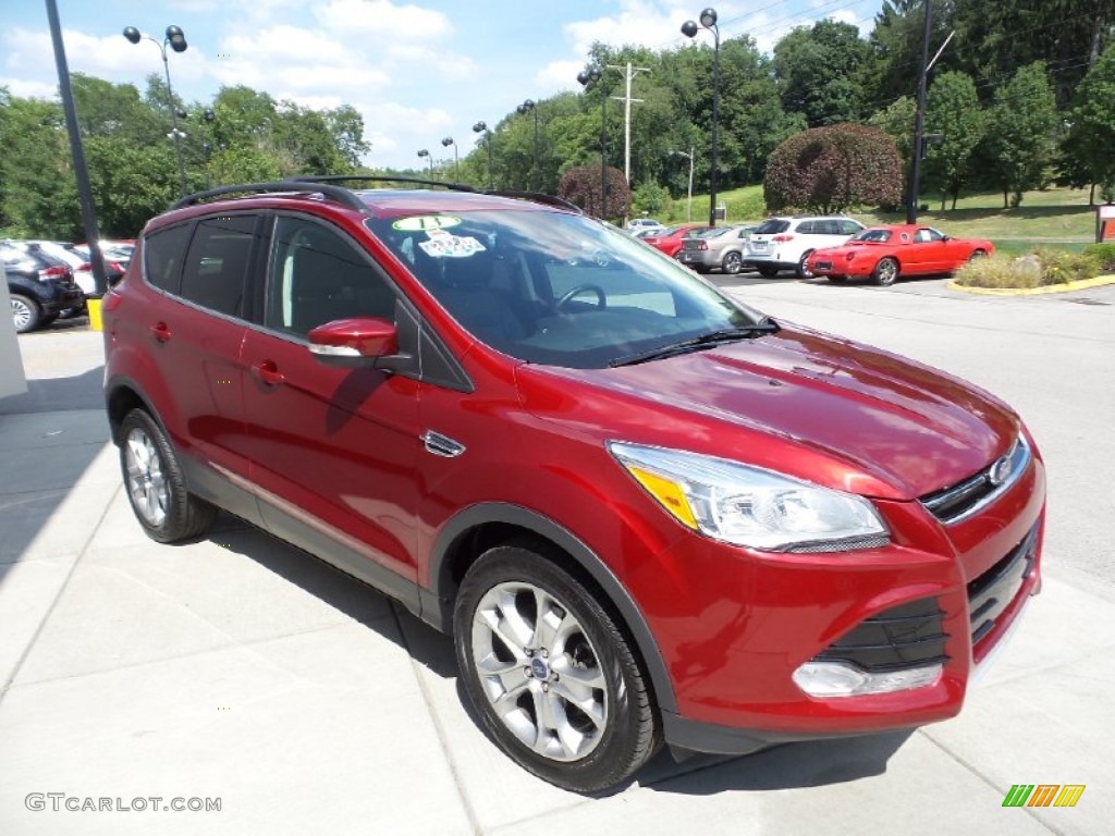 2013 Escape SEL 1.6L EcoBoost 4WD - Ruby Red Metallic / Charcoal Black photo #3