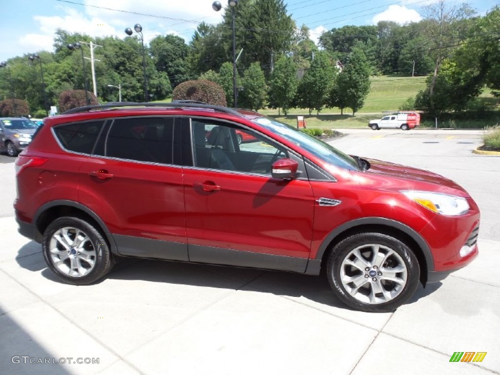 2013 Escape SEL 1.6L EcoBoost 4WD - Ruby Red Metallic / Charcoal Black photo #4