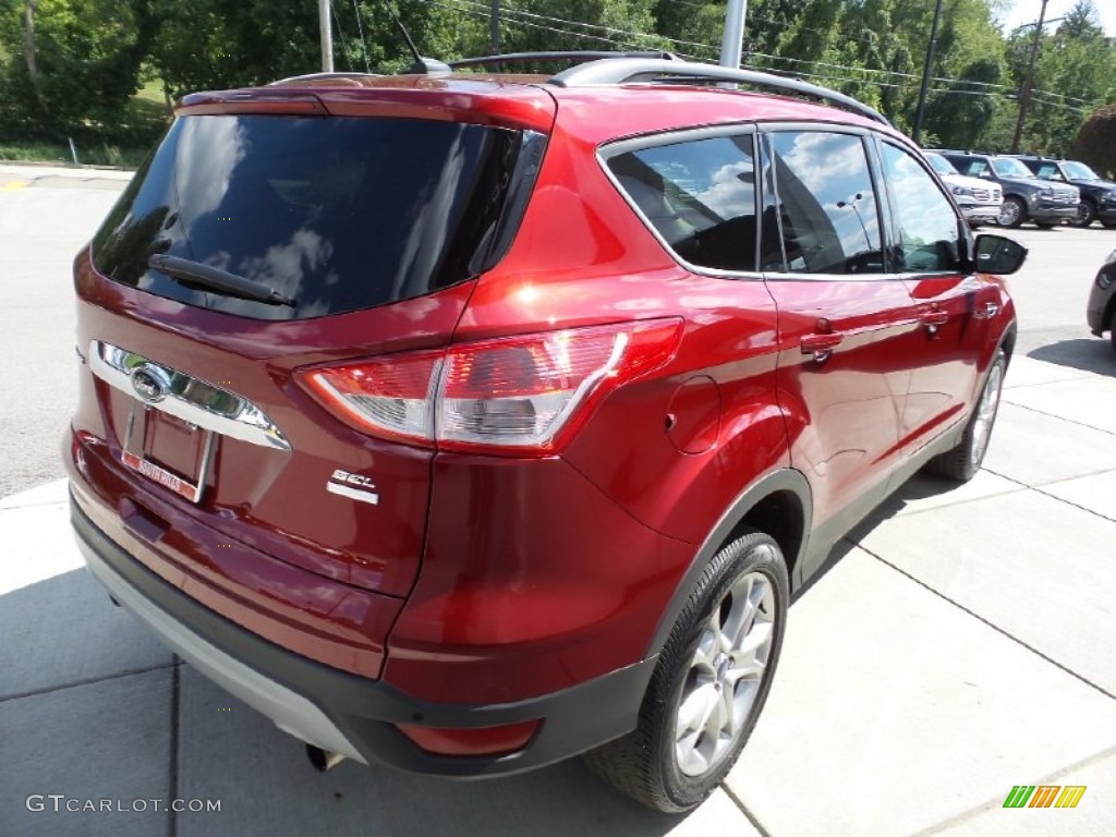 2013 Escape SEL 1.6L EcoBoost 4WD - Ruby Red Metallic / Charcoal Black photo #10