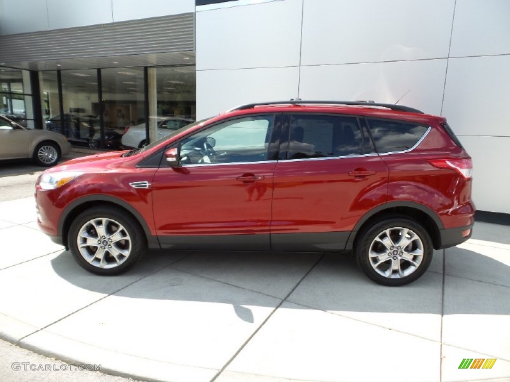 2013 Escape SEL 1.6L EcoBoost 4WD - Ruby Red Metallic / Charcoal Black photo #14