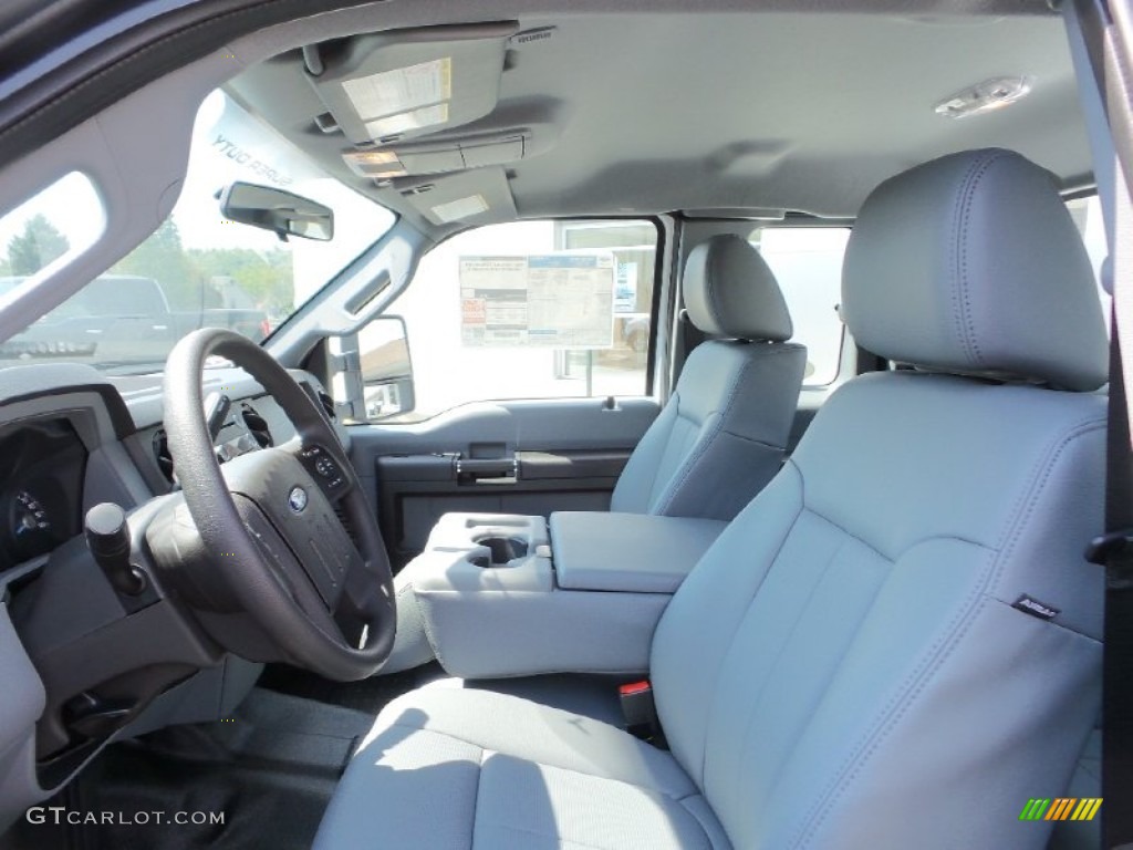 Steel Interior 2016 Ford F250 Super Duty XL Super Cab 4x4 Photo #106423952