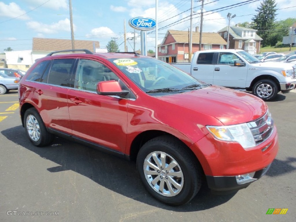 Redfire Metallic 2009 Ford Edge Limited AWD Exterior Photo #106423976