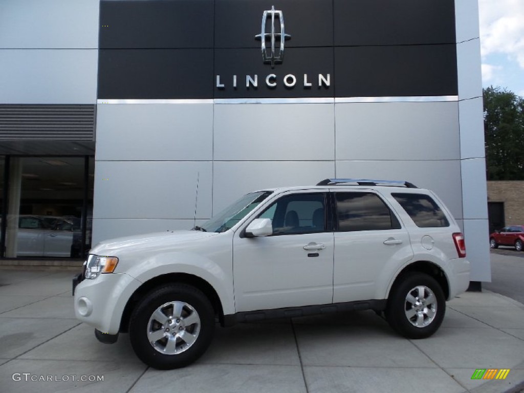 2012 Escape Limited V6 4WD - White Suede / Charcoal Black photo #1