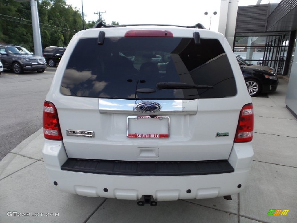 2012 Escape Limited V6 4WD - White Suede / Charcoal Black photo #10
