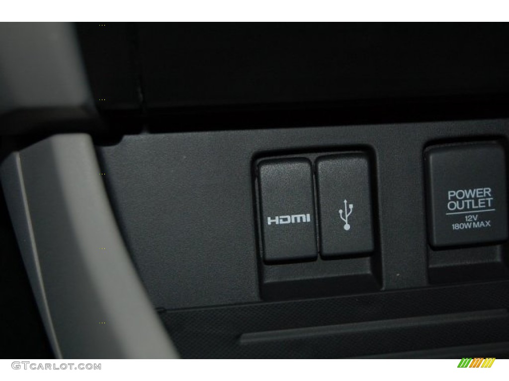 2015 Civic EX-L Sedan - Dyno Blue Pearl / Gray photo #14