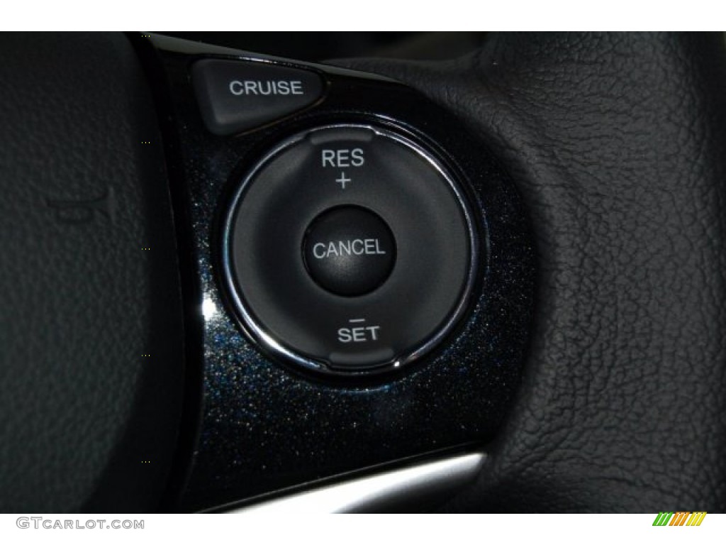 2015 Civic EX-L Sedan - Dyno Blue Pearl / Gray photo #19