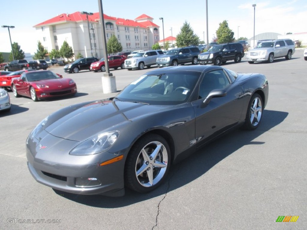 2012 Corvette Coupe - Cyber Gray Metallic / Ebony photo #2
