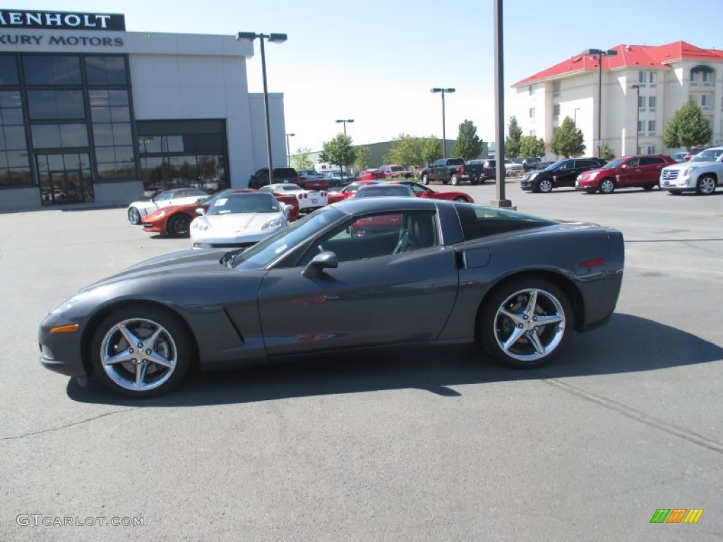 2012 Corvette Coupe - Cyber Gray Metallic / Ebony photo #3