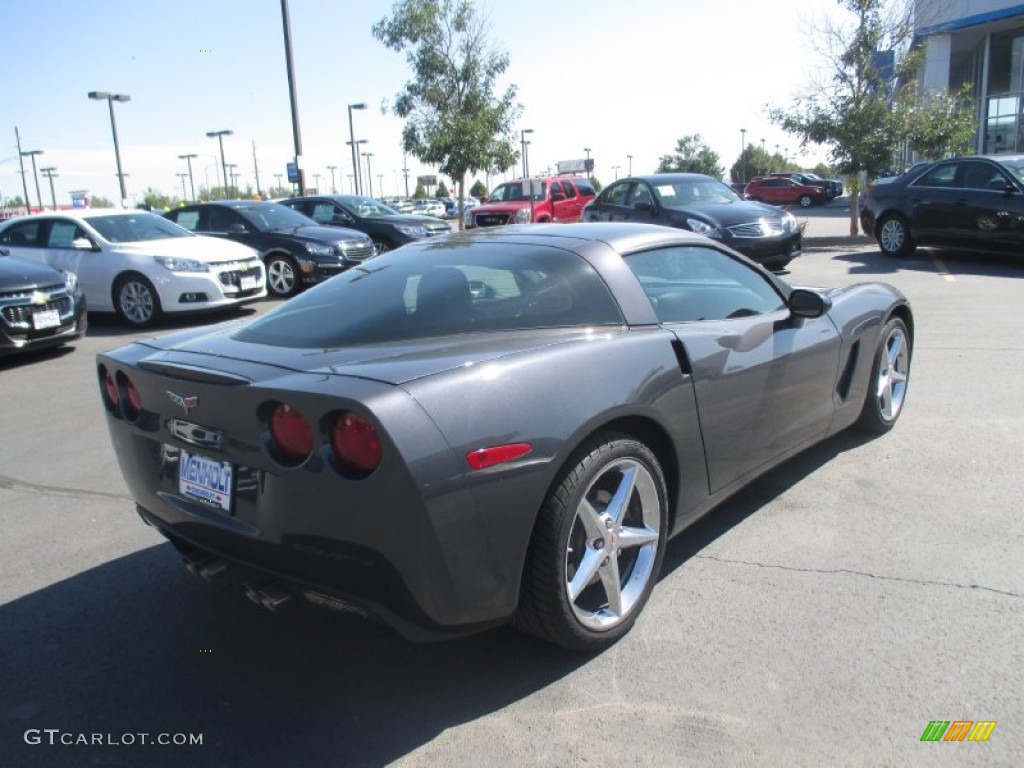 2012 Corvette Coupe - Cyber Gray Metallic / Ebony photo #6