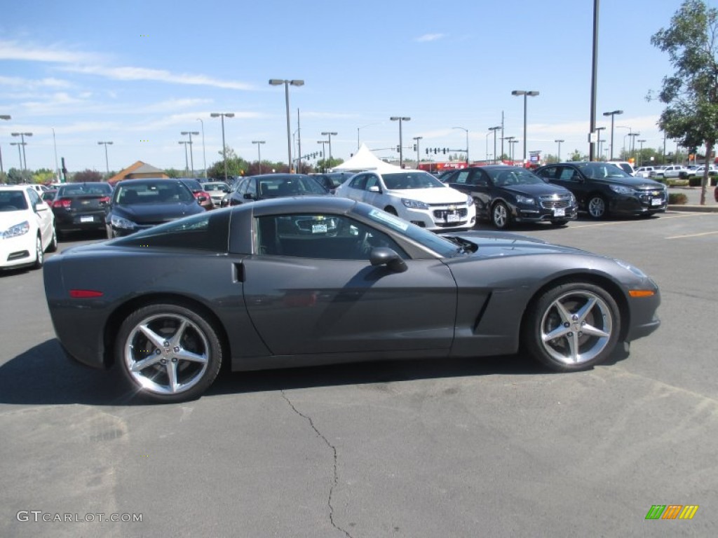 2012 Corvette Coupe - Cyber Gray Metallic / Ebony photo #7
