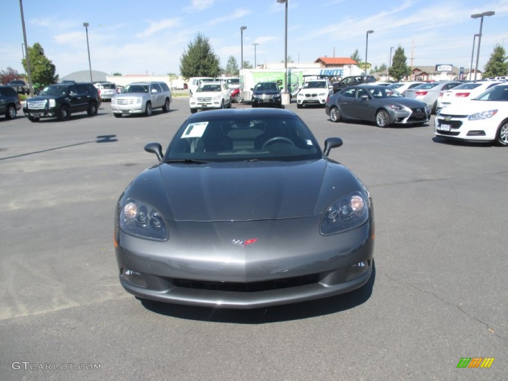 2012 Corvette Coupe - Cyber Gray Metallic / Ebony photo #8