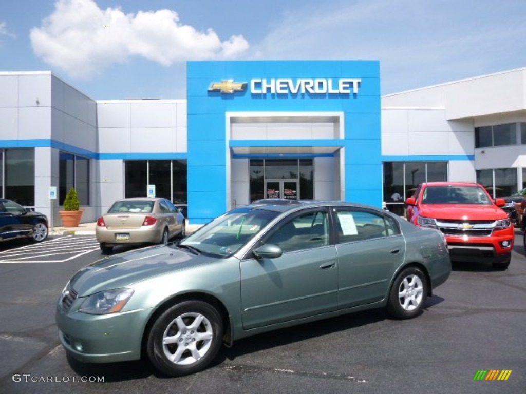 2006 Altima 2.5 S - Mystic Emerald Metallic / Frost photo #1