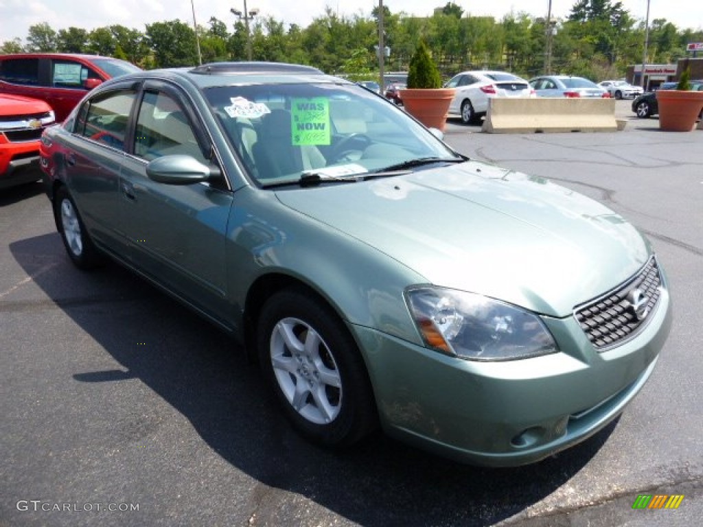 2006 Altima 2.5 S - Mystic Emerald Metallic / Frost photo #7