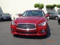 2014 Venetian Ruby Infiniti Q 50 Hybrid Premium  photo #2