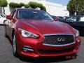 2014 Venetian Ruby Infiniti Q 50 Hybrid Premium  photo #3