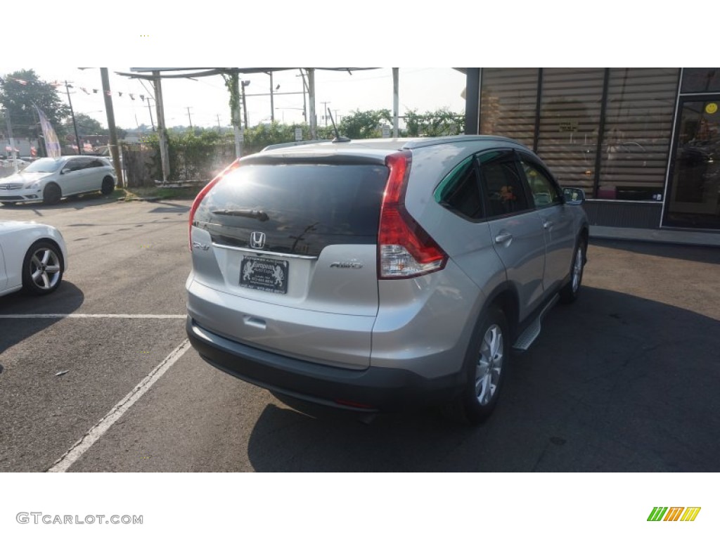 2012 CR-V EX-L 4WD - Alabaster Silver Metallic / Gray photo #4