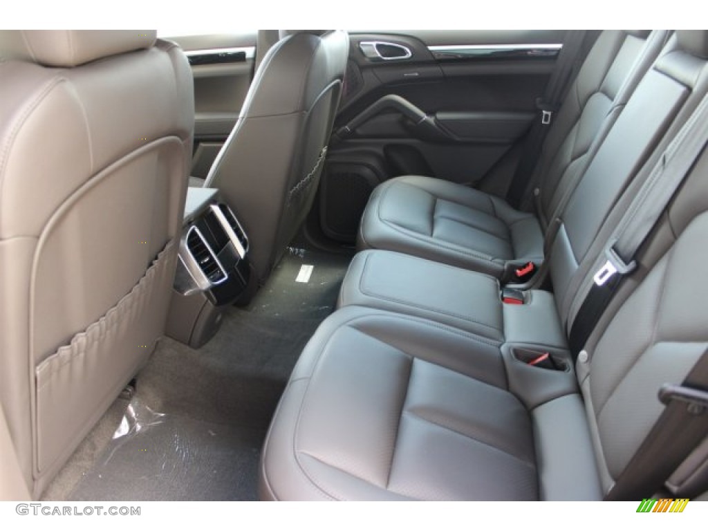 Agate Grey Interior 2016 Porsche Cayenne Diesel Photo #106430778