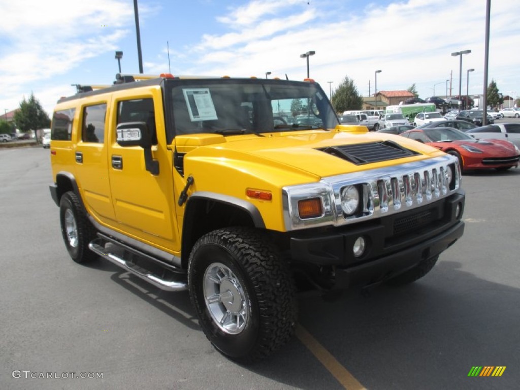 2006 H2 SUV - Yellow / Ebony photo #1