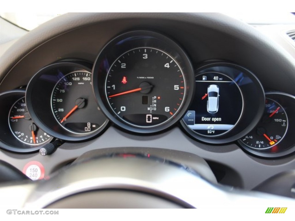 2016 Porsche Cayenne Diesel Gauges Photo #106430902