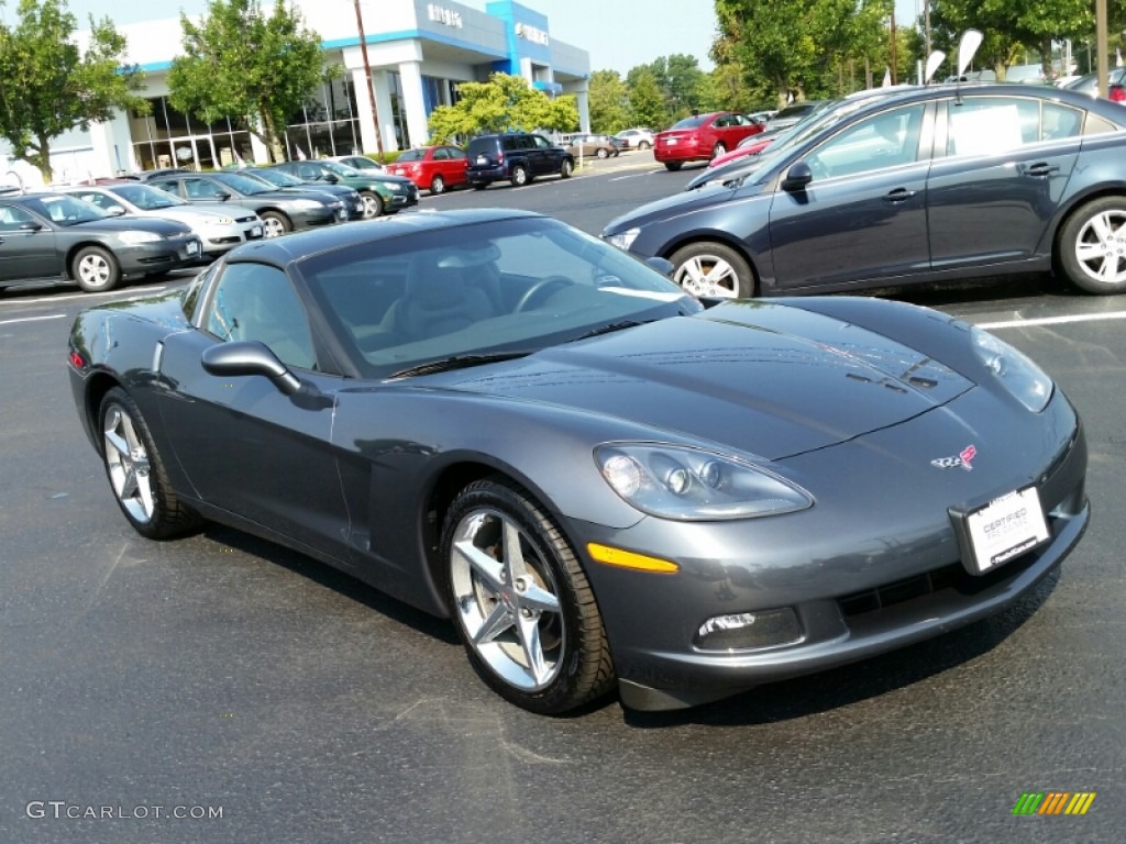2013 Corvette Coupe - Cyber Gray Metallic / Ebony photo #3