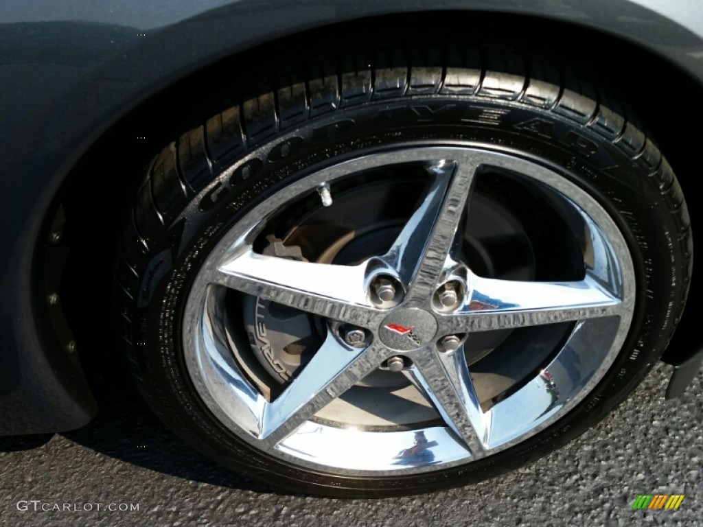 2013 Corvette Coupe - Cyber Gray Metallic / Ebony photo #4