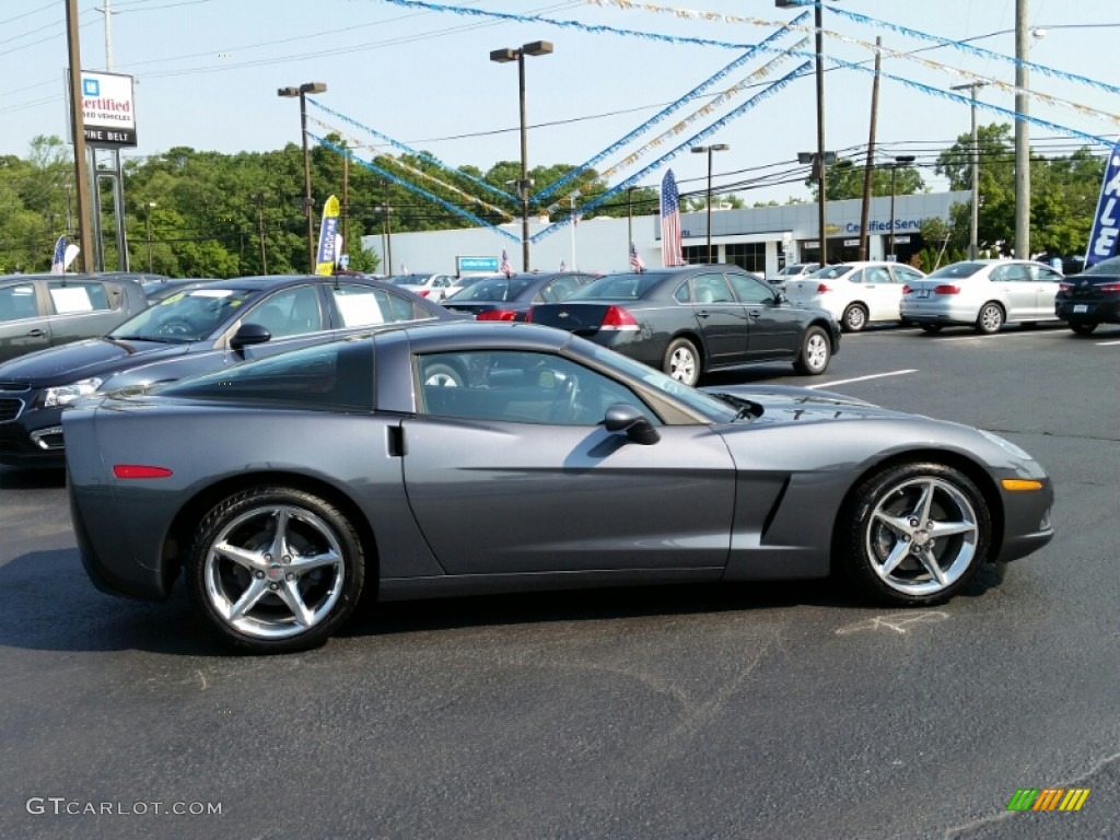 2013 Corvette Coupe - Cyber Gray Metallic / Ebony photo #5