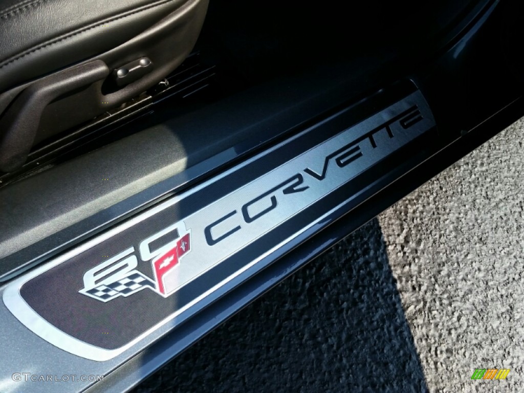 2013 Corvette Coupe - Cyber Gray Metallic / Ebony photo #7