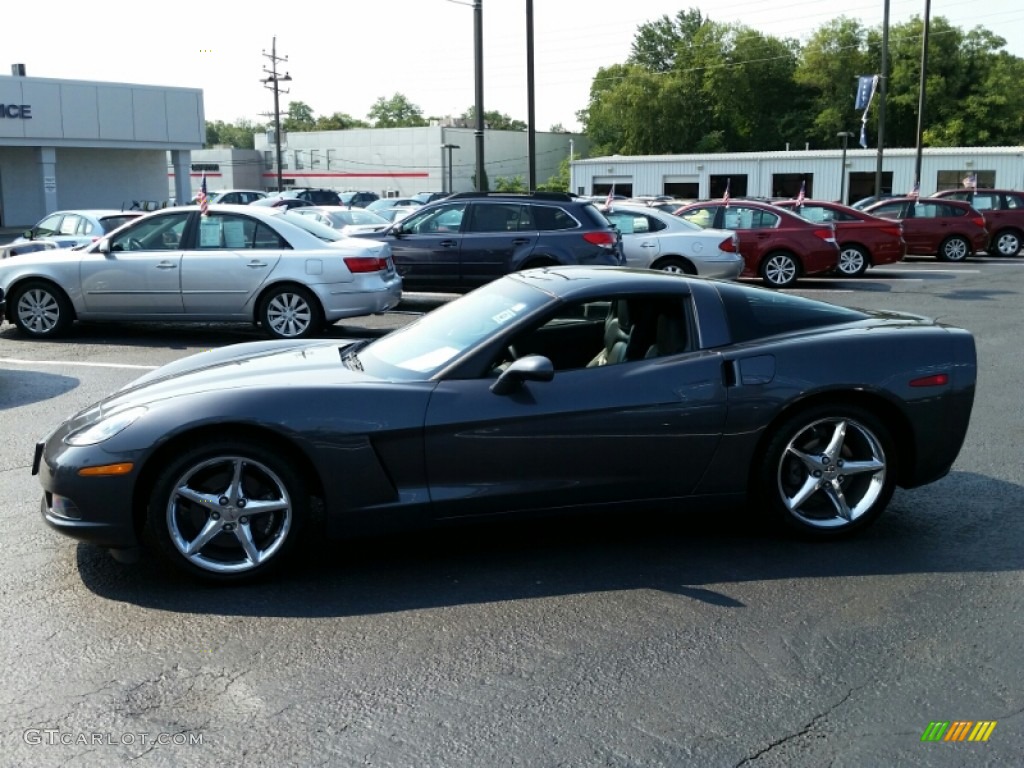 2013 Corvette Coupe - Cyber Gray Metallic / Ebony photo #11