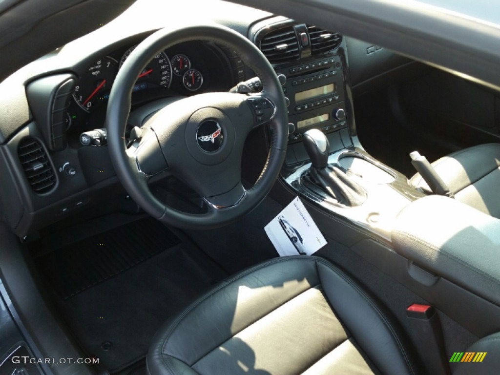 2013 Corvette Coupe - Cyber Gray Metallic / Ebony photo #13