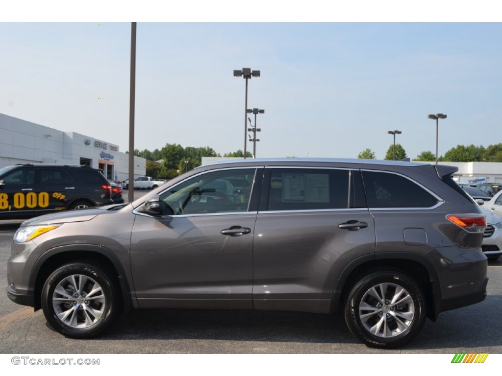 2014 Highlander XLE AWD - Predawn Gray Mica / Ash photo #6