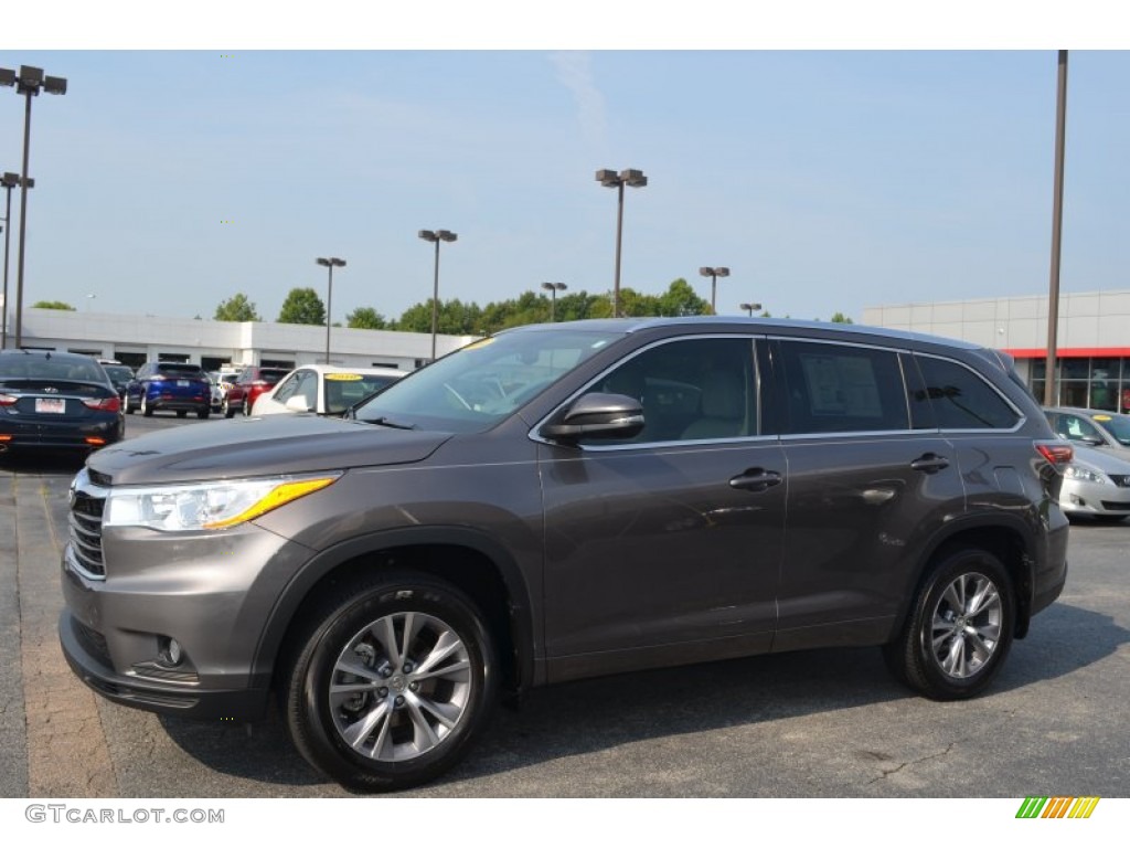 2014 Highlander XLE AWD - Predawn Gray Mica / Ash photo #7
