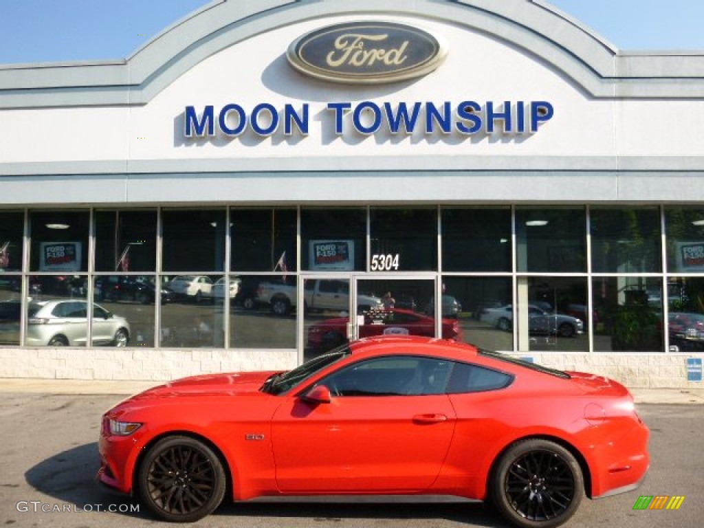 2015 Mustang GT Premium Coupe - Race Red / Ceramic photo #7