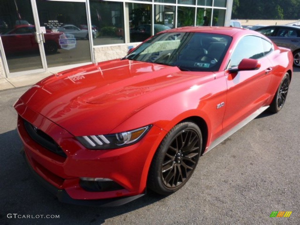 2015 Mustang GT Premium Coupe - Race Red / Ceramic photo #9