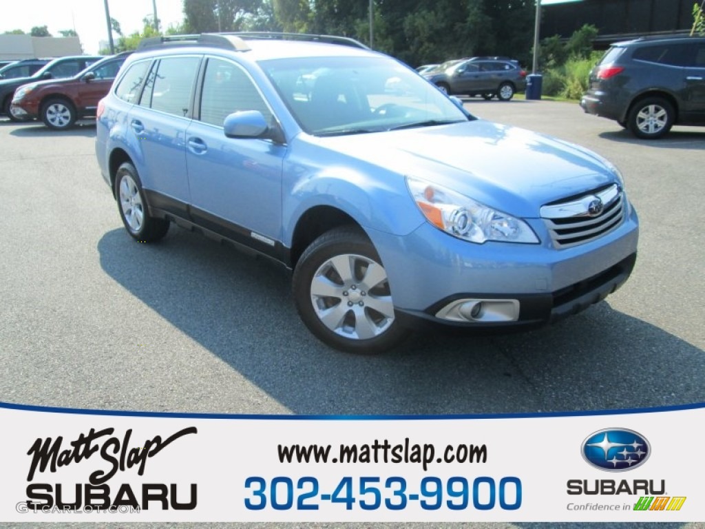 Sky Blue Metallic Subaru Outback