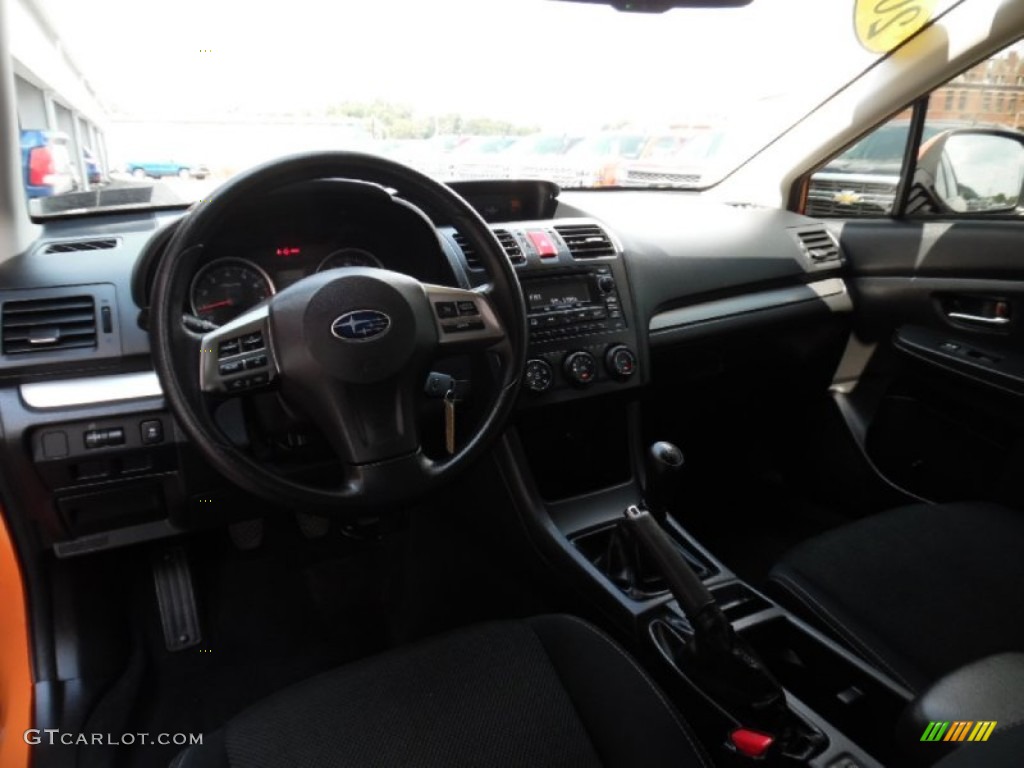 2014 XV Crosstrek 2.0i Premium - Tangerine Orange Pearl / Black photo #13