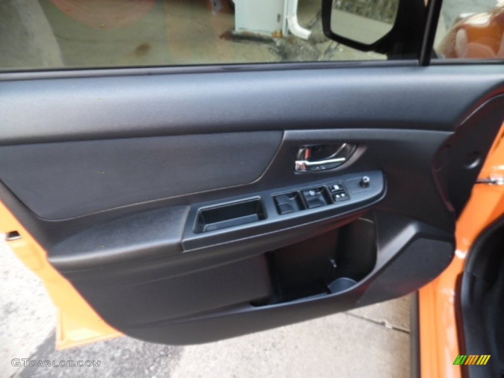 2014 XV Crosstrek 2.0i Premium - Tangerine Orange Pearl / Black photo #14