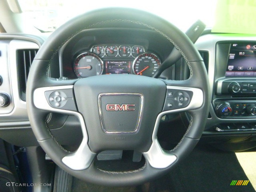 2015 Sierra 2500HD SLE Crew Cab 4x4 - Cobalt Blue Metallic / Jet Black photo #20