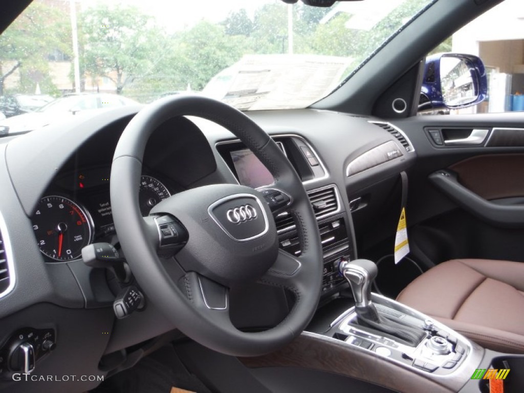 2016 Q5 2.0 TFSI Premium quattro - Scuba Blue Metallic / Chestnut Brown photo #18