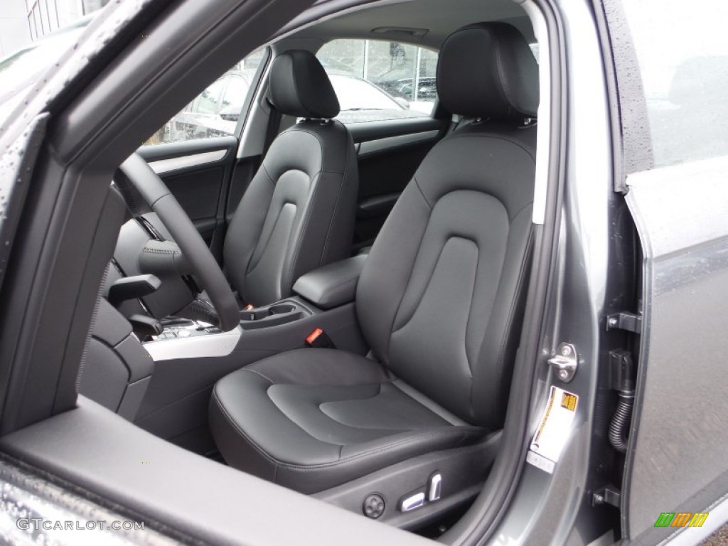 Black Interior 2016 Audi A4 2.0T Premium quattro Photo #106446895