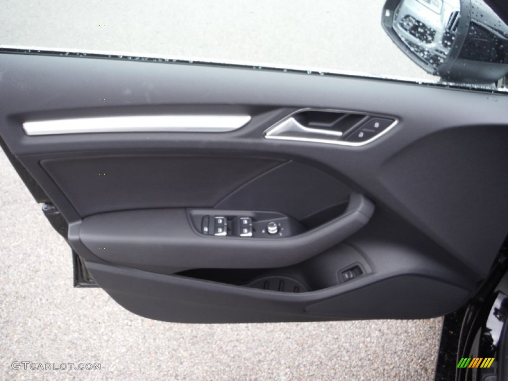 2016 Audi A3 2.0 Premium Plus quattro Black Door Panel Photo #106448446