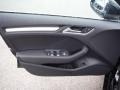 Black 2016 Audi A3 2.0 Premium Plus quattro Door Panel