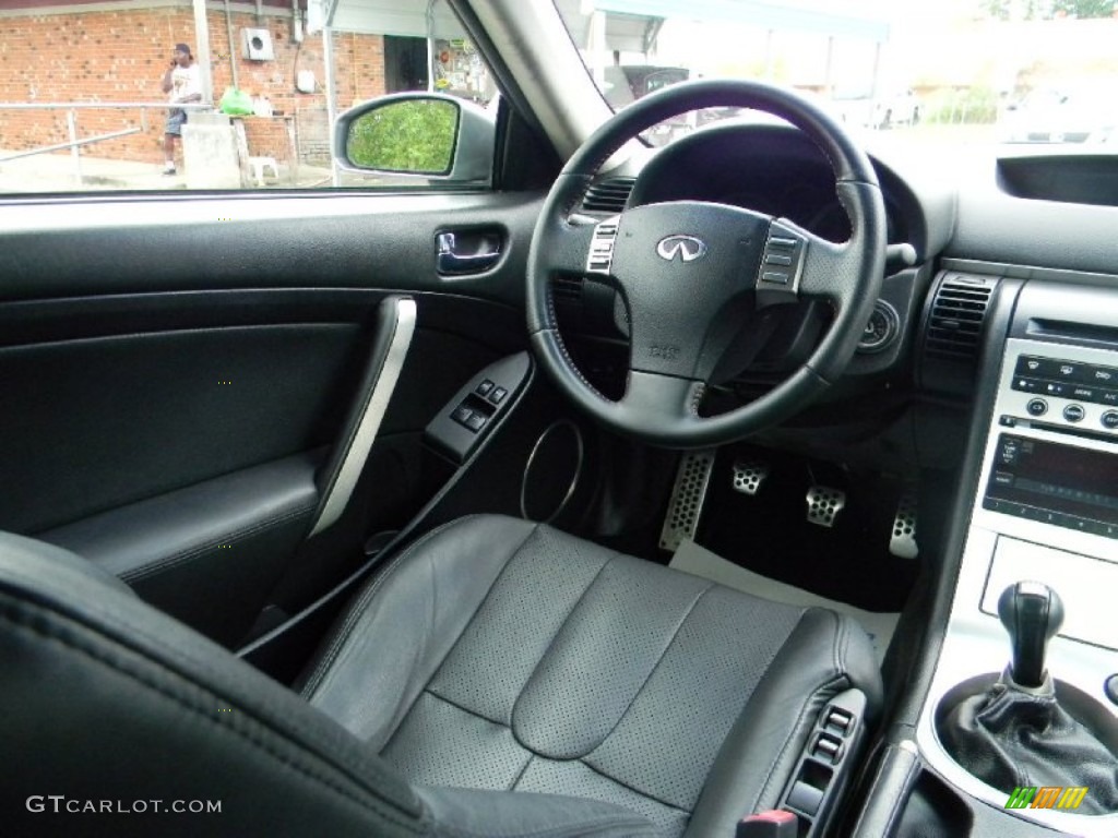 2006 G 35 Coupe - Diamond Graphite Metallic / Graphite photo #12