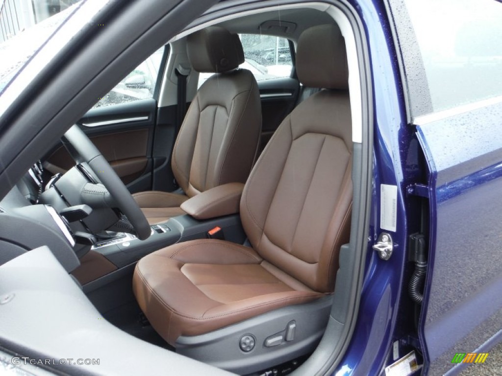 Chestnut Brown Interior 2016 Audi A3 2.0 Premium Plus quattro Photo #106449274