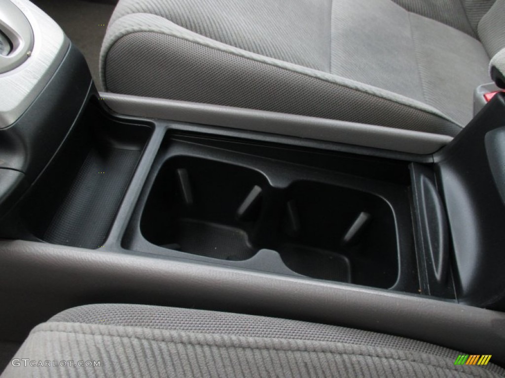 2010 Civic LX Sedan - Crystal Black Pearl / Gray photo #12